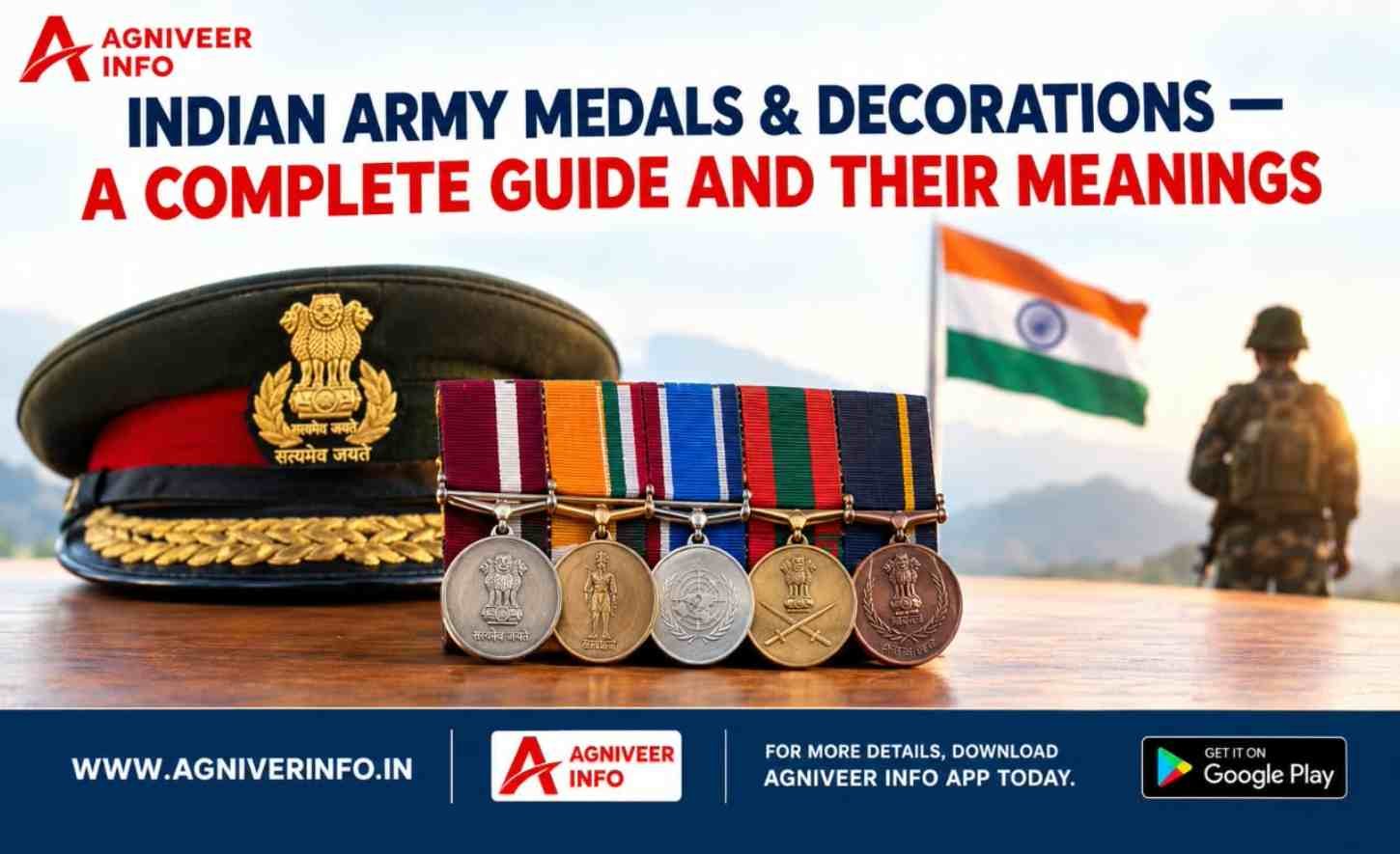 INDIAN ARMY MEDALS & DECORATIONS — A COMPLETE GUIDE AND THEIR MEANINGS